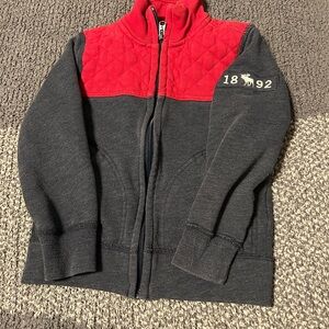 Abercrombie Kids Red and Gray Sweatshirt